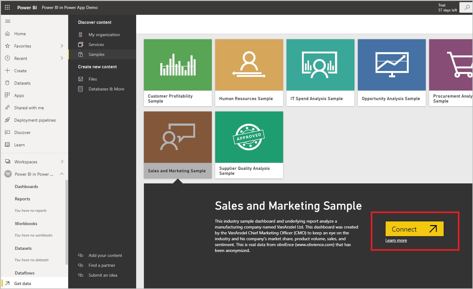 Cómo crear una aplicación de lienzo con un objeto visual de Power BI contiene vídeo Power