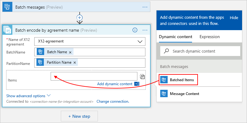 Batch Encode action items