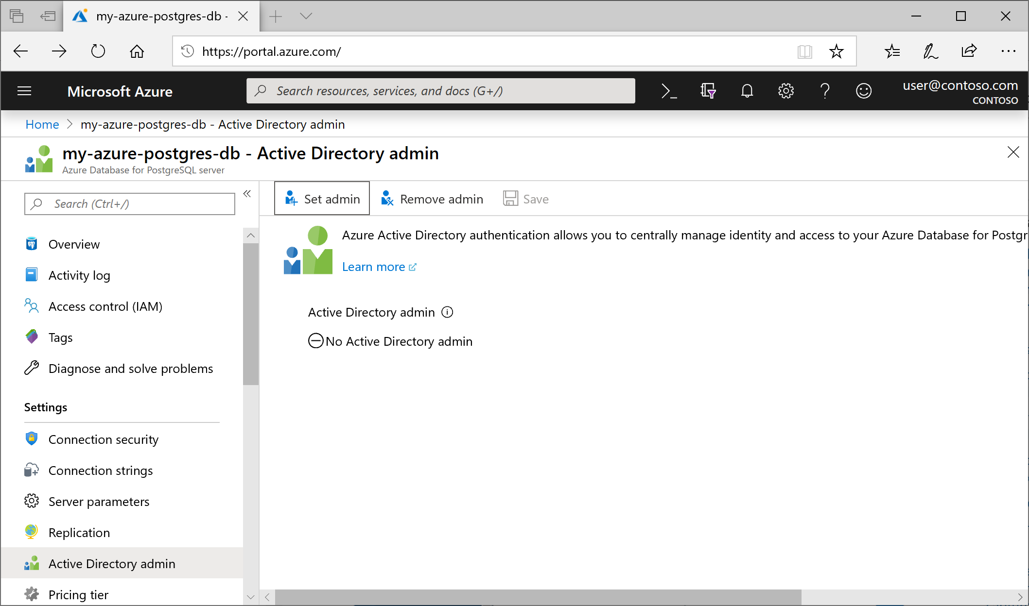 use-azure-active-directory-azure-database-for-postgresql-single