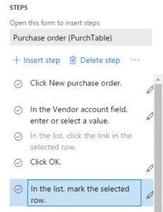 Insert step available on correct page.