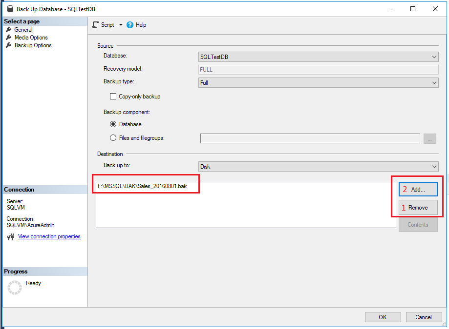 Создать полную. Как сделать бэкап SQL базы. Как сделать бэкап БД MS SQL. MS SQL Server восстановление базы из бэкапа в другую базу.