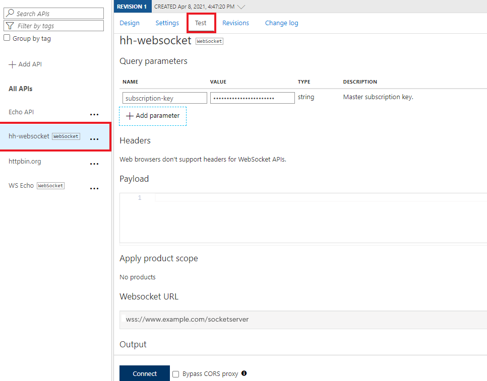 مثال على اختبار واجهة برمجة التطبيقات