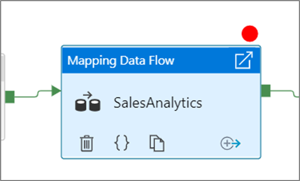 بعد تعيين نقطة توقف على العنصر المحدد