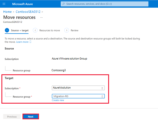 Screenshot of the target resource.
