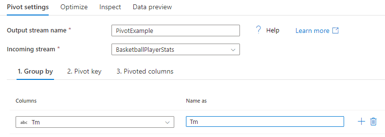 التجميع حسب الخيارات