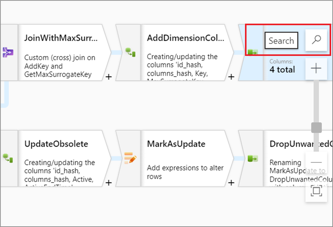 لقطة الشاشة تظهر زر البحث.
