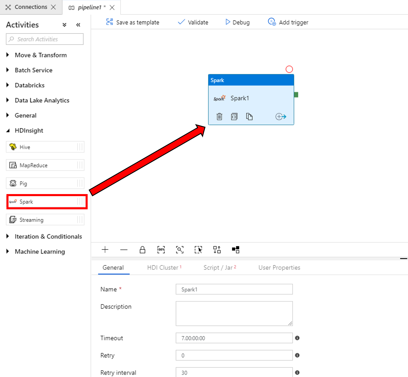 سحب نشاط Spark