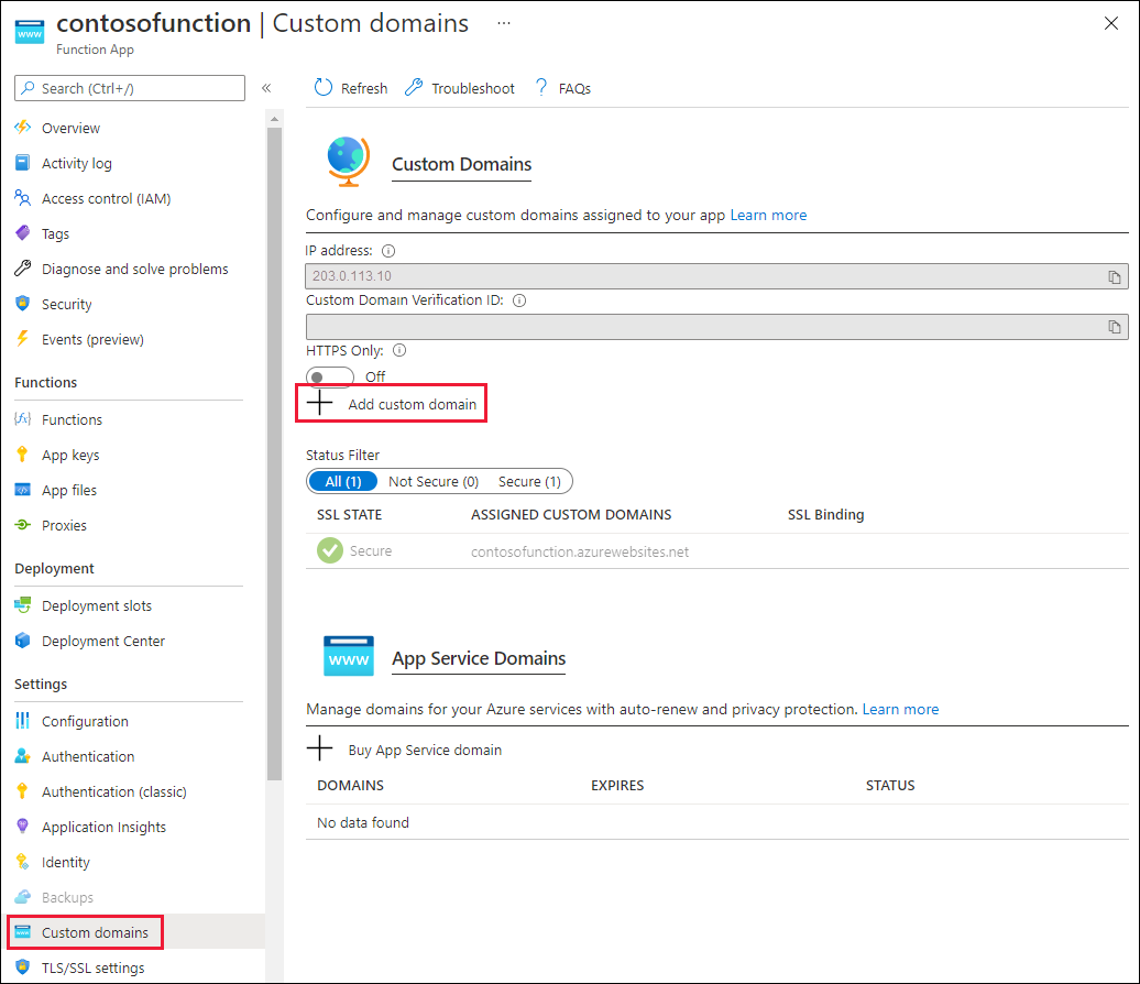 لقطة شاشة لزر إضافة مجال مخصص بتطبيق الوظائف.