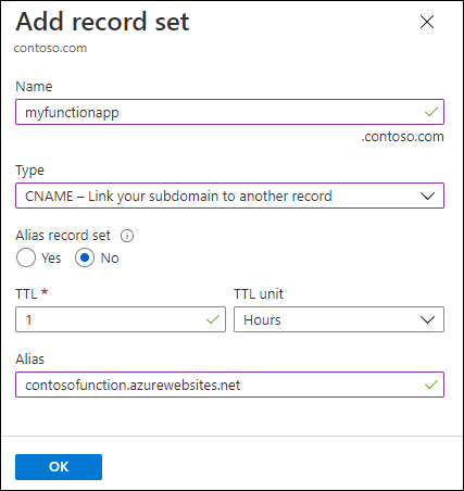 لقطة شاشة لصفحة إضافة مجموعة سجلات بتطبيق الوظائف.