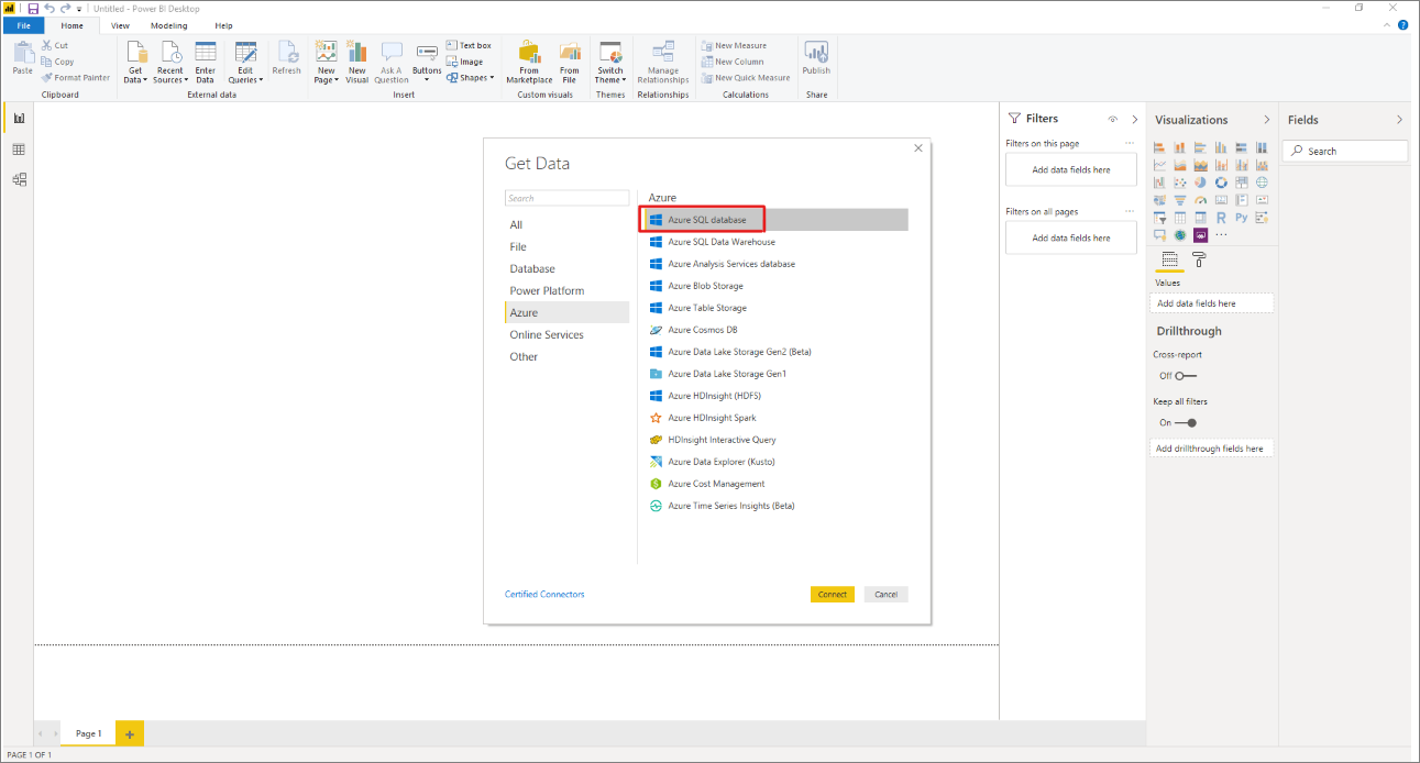 حدد مصدر البيانات.