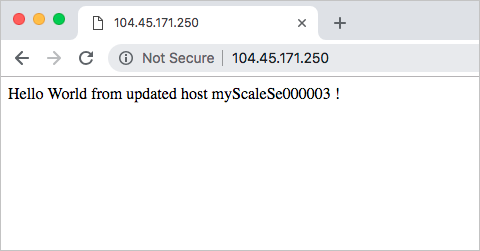 صفحة ويب محدثة في IIS