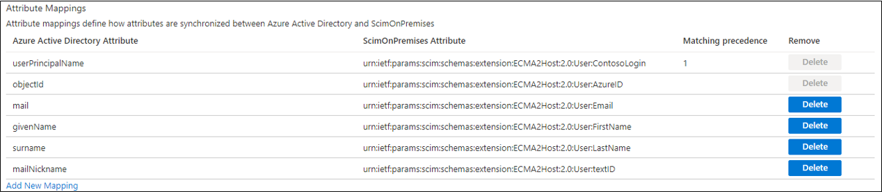 Screenshot that shows saving the mapping.