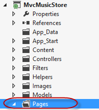 Pages folder Pages folder