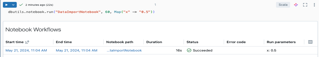 ارتباط إلى دفتر ملاحظات قيد التشغيل