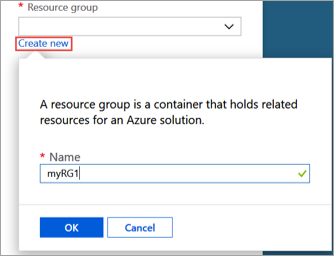نافذة Resource group