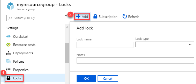 لقطة شاشة لنموذج إضافة تأمين في مدخل Microsoft Azure مع حقول اسم التأمين ونوع التأمين والملاحظات.