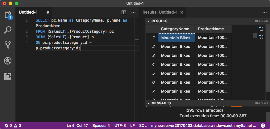 Query to retrieve data from 2 tables