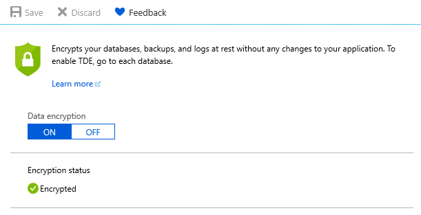 Transparent Data Encryption