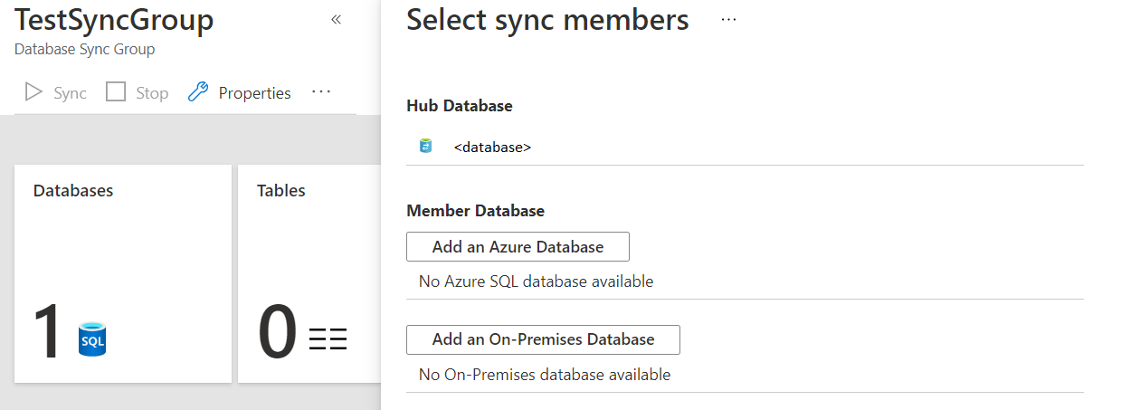 Select sync members