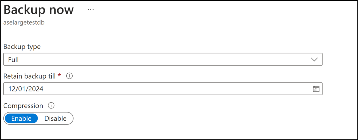 لقطة شاشة توضح كيفية تمكين الضغط.