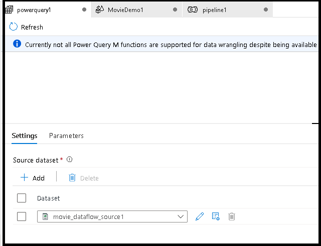 Power Query المصدر.