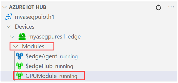 الوحدة النمطية في IoT Hub