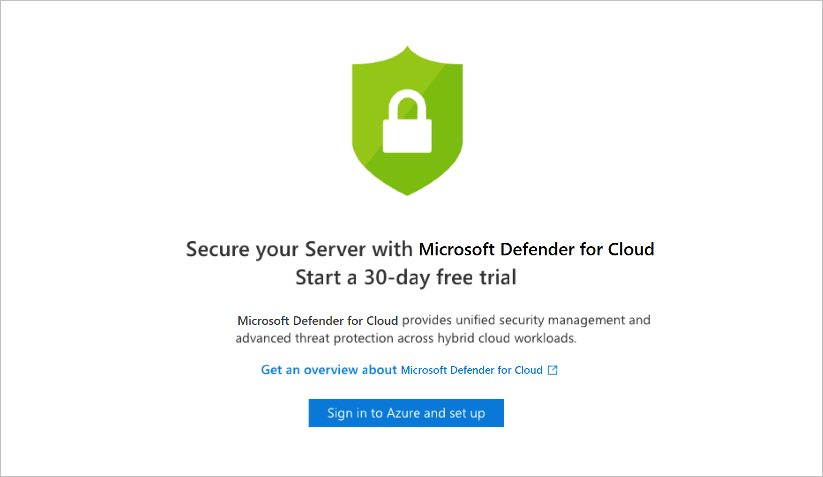 إلحاق ملحق مركز إدارة Windows  بـ Defender for Cloud.