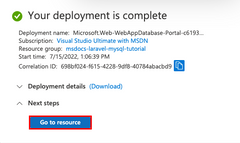 لقطة شاشة تعرض النموذج المراد تعبئته لإنشاء تطبيق ويب في Azure.