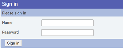 Screenshot of the distributed tracing web G U I sign in page, with fields for the username and password.
