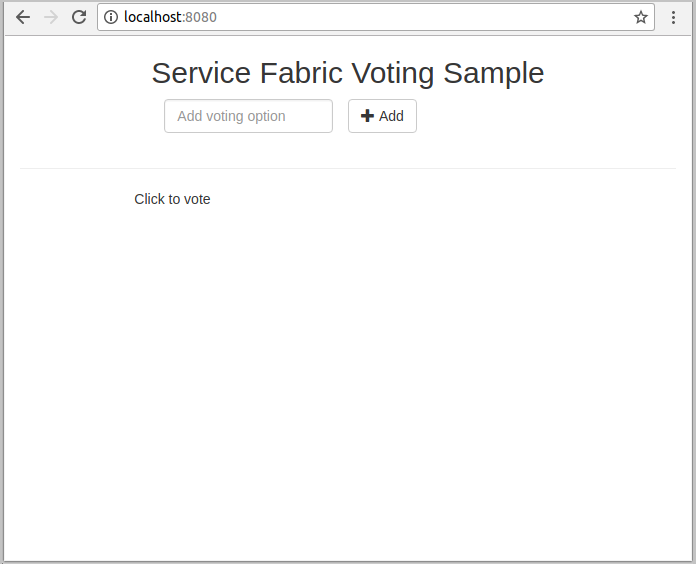 المضيف المحلي لـ Azure Service Fabric