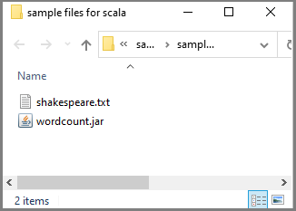 نموذج ملفات scala