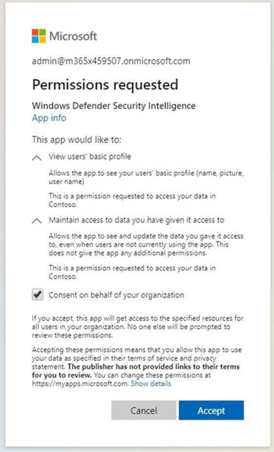 تدفق تسجيل الدخول إلى الموافقة.
