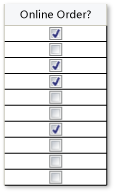 A DataGridCheckBox column