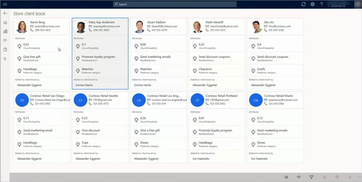 Example of a client book Example of a client book.