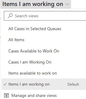 قائمة عرض الصفوف.