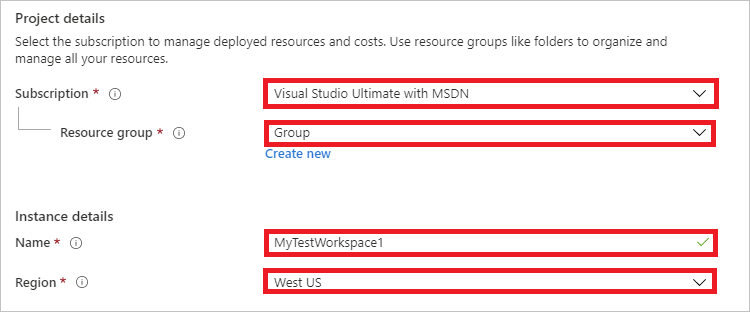 Create log analytics workspace