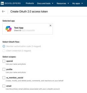 Token Generation Form