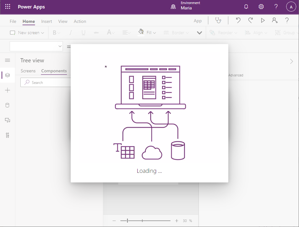 إنشاء التطبيق.