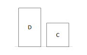 Example of bottom edge aligned pattern.