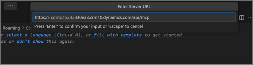 Organization URL with appendix.