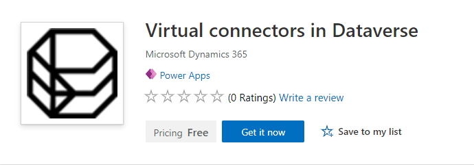 الموصلات الافتراضية في Dataverse