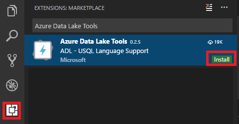 تحديدات لتثبيت Data Lake Tools