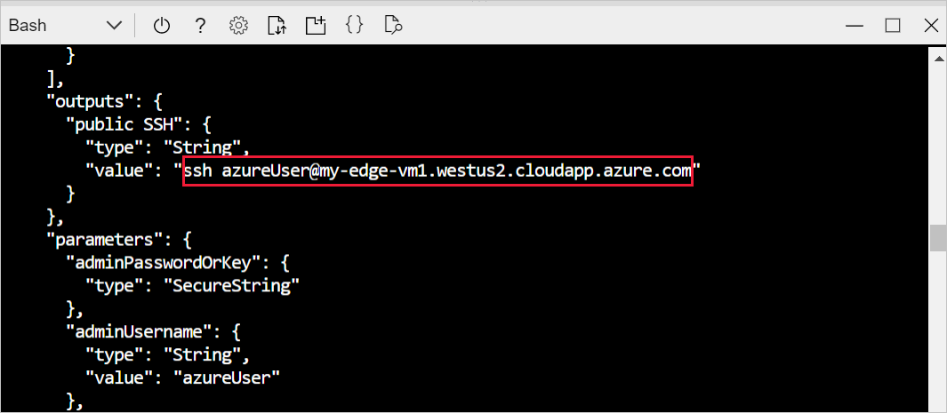استرداد قيمة ssh العامة من الإخراج