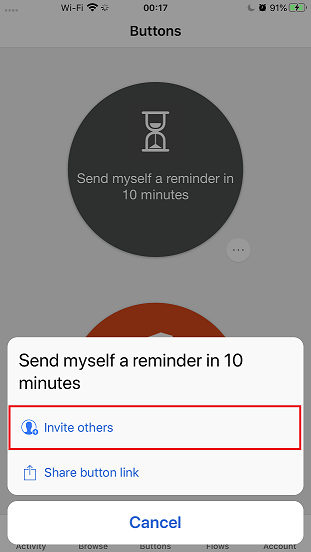 لَقطَة شَاشة لعلامة التبويب 