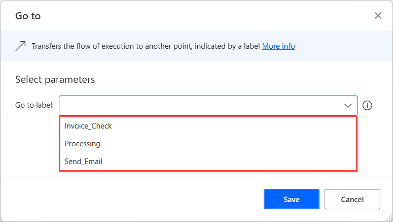 انتقل إلى خصَائص الإجرَاء