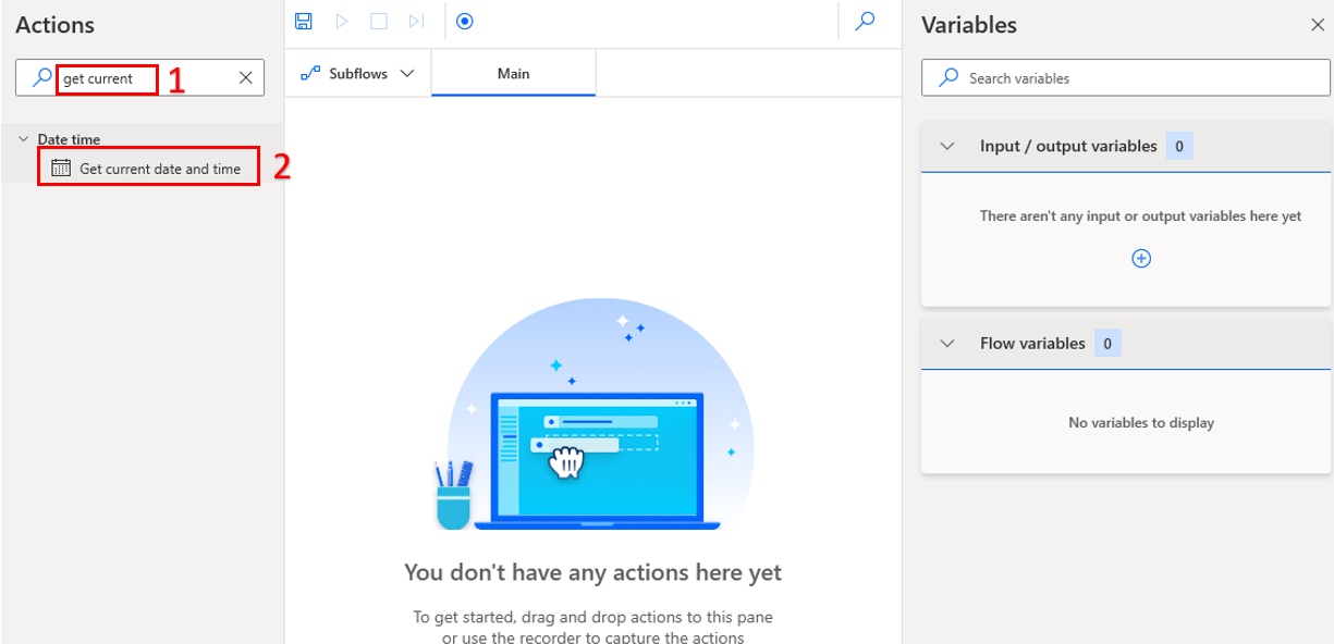 لقطة شاشة للإجراء 