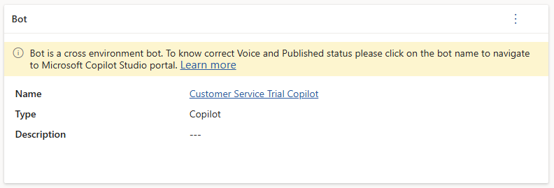 لقطة شاشة لقسم المِندوب، تعرض معلومَات تفصيلية حول المِندوب المرتبط بالعنَصر.