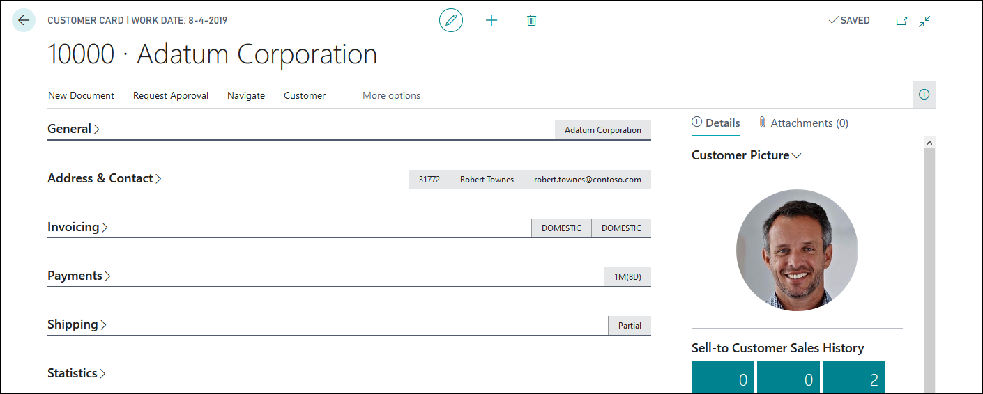 Screenshot showing FastTabs on a Card page.