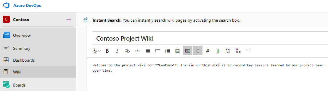 Project wiki
