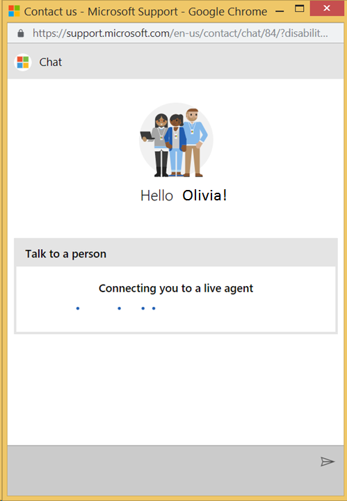Concierge Chat Session